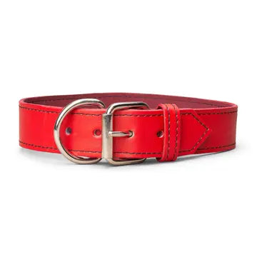 Plain Leather Collar 1 3/4" Wide