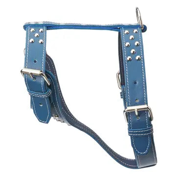 Studded Leather Harness 1 1/2" - Heavy Duty Medium