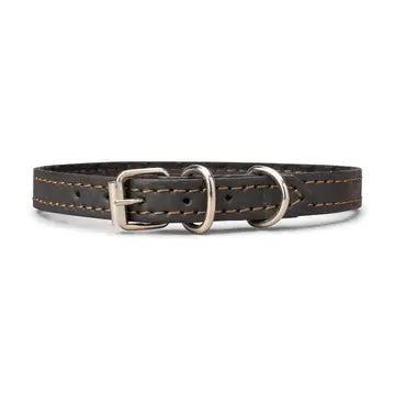 Classic Plain Leather Collar 5/8" Inch Wide