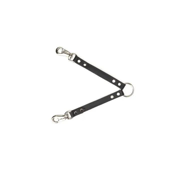 Heavy Duty 2-Way Leather Coupler with Bull Snaps