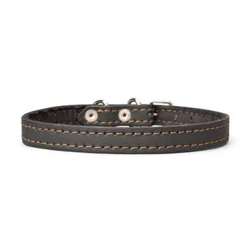 Classic Plain Leather Collar 5/8" Inch Wide