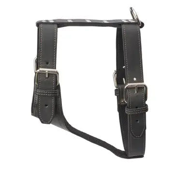 Plain Leather Harness 1 1/2" - Heavy Duty Large