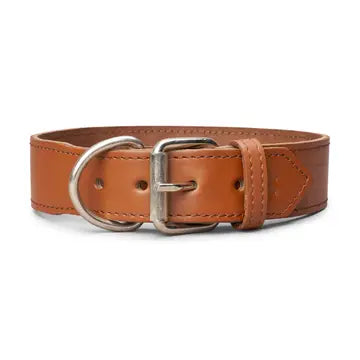 Plain Leather Collar 1 3/4" Wide