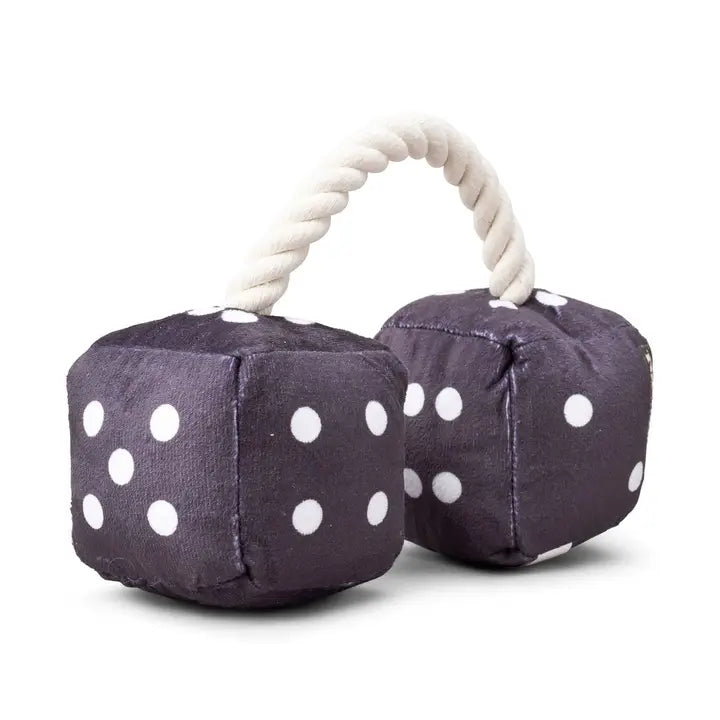 Classic Fuzzy Dice (SQUEAKY TOY) Small