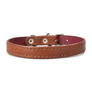 Classic Plain Leather Collar 5/8" Inch Wide