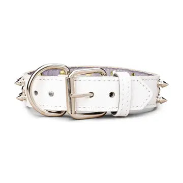 Spiked & Studded Leather Collar 1 3/8"