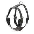 Heavy Duty Spiked Leather Harness 1 1/2" - Medium
