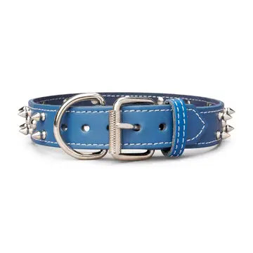 Spiked Leather Collar 1 3/8"