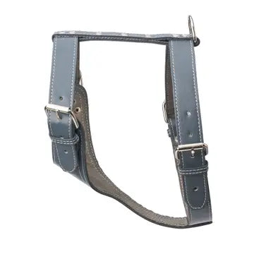 Plain Leather Harness 1 1/2" - Heavy Duty Large