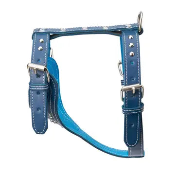 Studded Leather Harness 1 1/4" - Medium