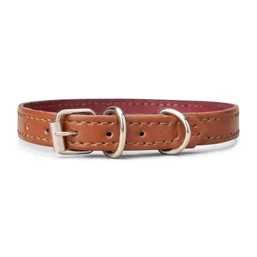 Classic Plain Leather Collar 5/8" Inch Wide