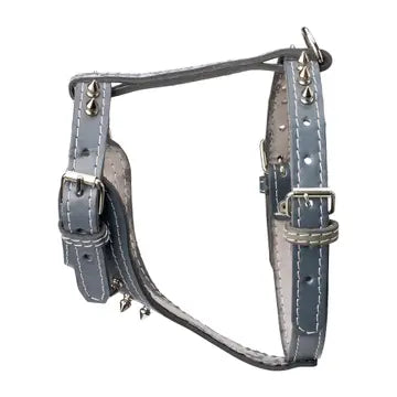 Spiked Leather Harness 3/4" - Small