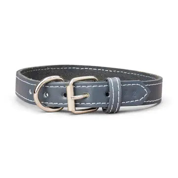 Classic Plain Leather Collar 1" Inch Wide